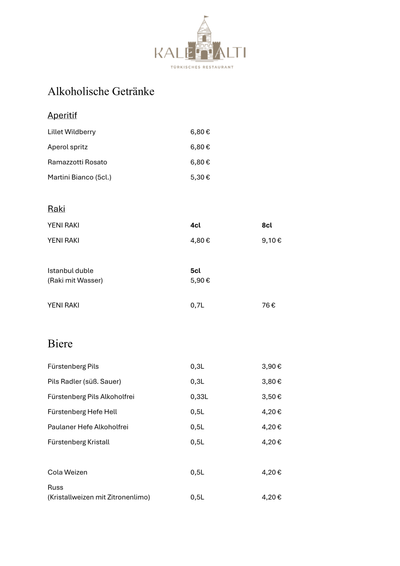 Menu Restaurant Kale Alti-4